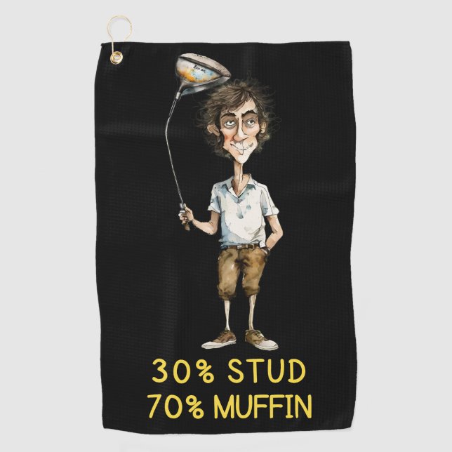 Stud Muffin  Golf Towel (Front)