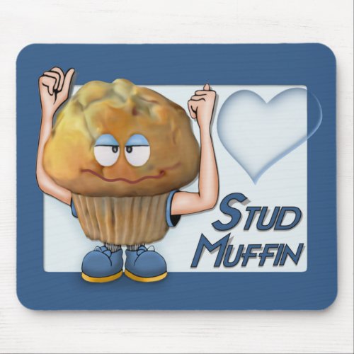 Stud Muffin Humor Mouse Pad