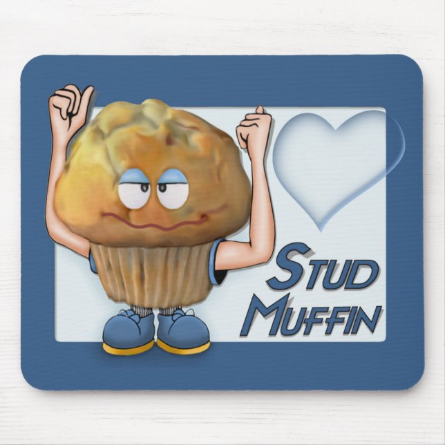 Stud Muffin Humor Mouse Pad (Front)