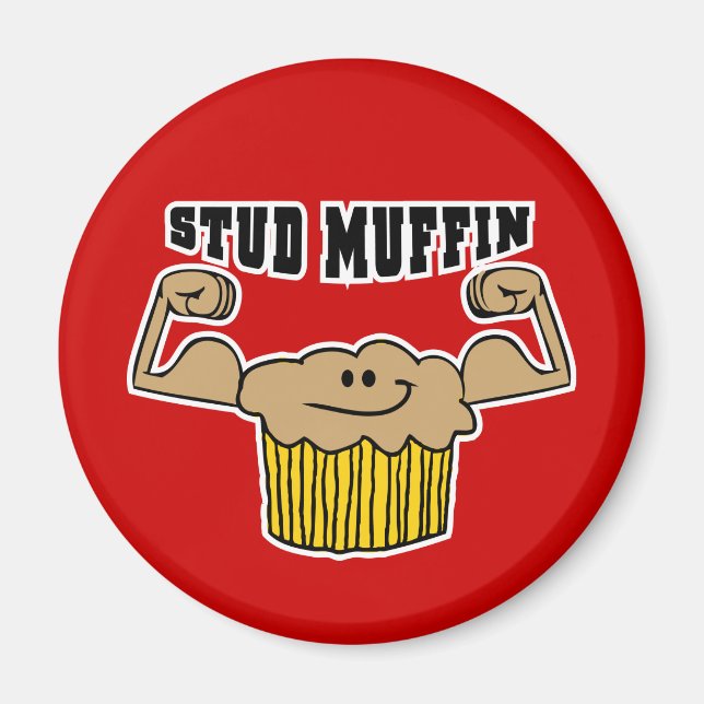 Stud Muffin Magnet (Front)