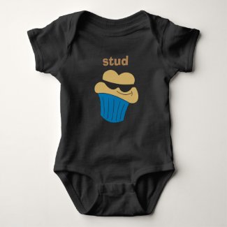 Stud Muffin Personalized Baby Bodysuit