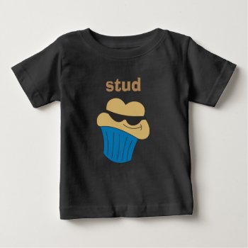 Stud Muffin Personalized Children's T-shirt by goodmoments at Zazzle