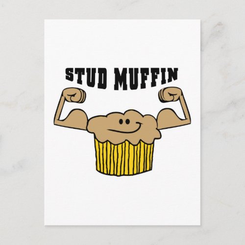 Stud Muffin Postcard