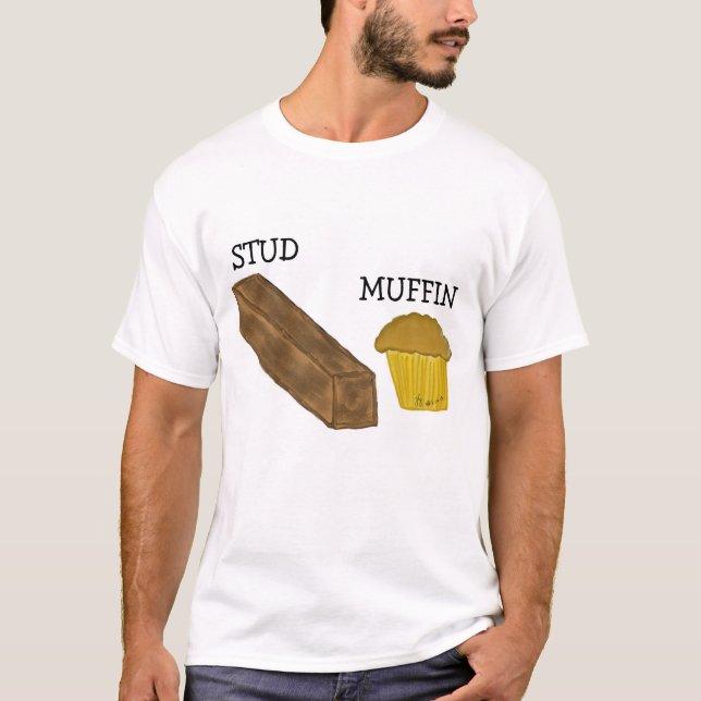 Stud Muffin t-shirt (Front)