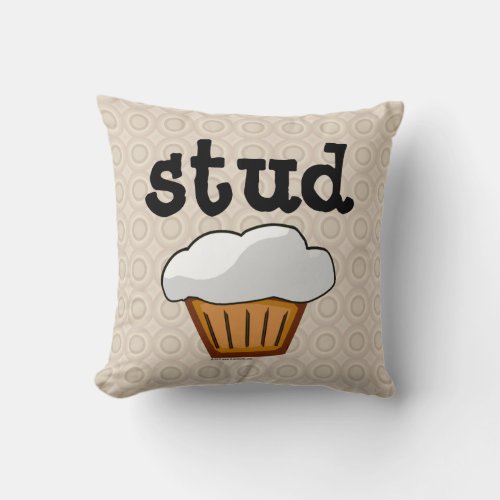 Stud Muffin Throw Pillow