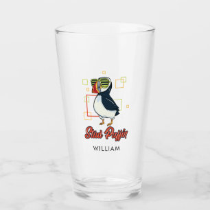 Stud Puffin Sea Bird Personalized Glass