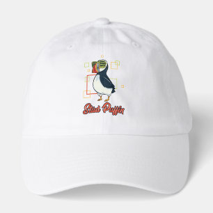 Stud Puffin Seaside Bird Illustration Hat