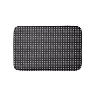 Studded Steel Texture Bathroom Mat