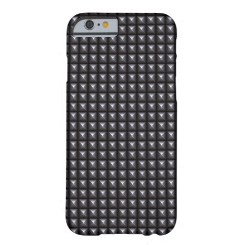 Studded Steel Texture Barely There iPhone 6 Case