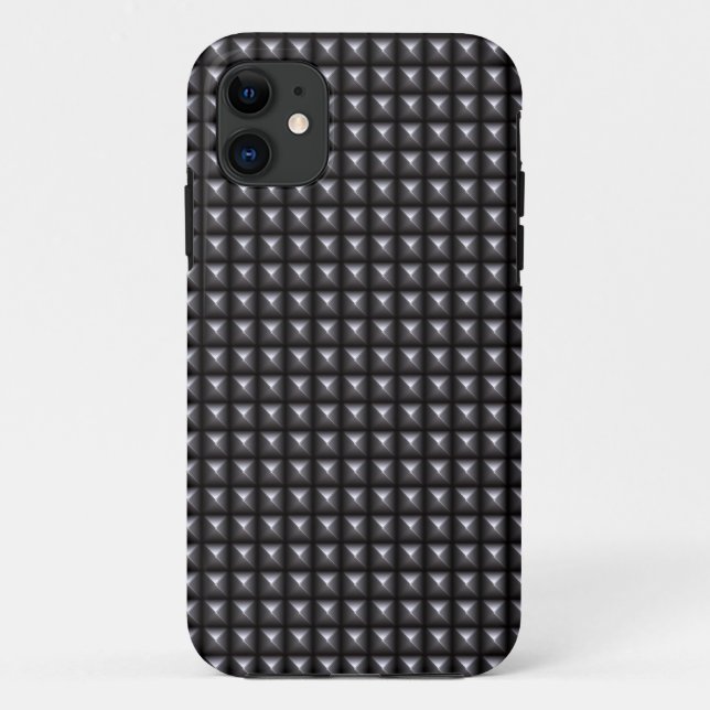 Studded Steel Texture Case-Mate iPhone Case (Back)