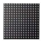 Studded Steel Texture Ceramic Tile