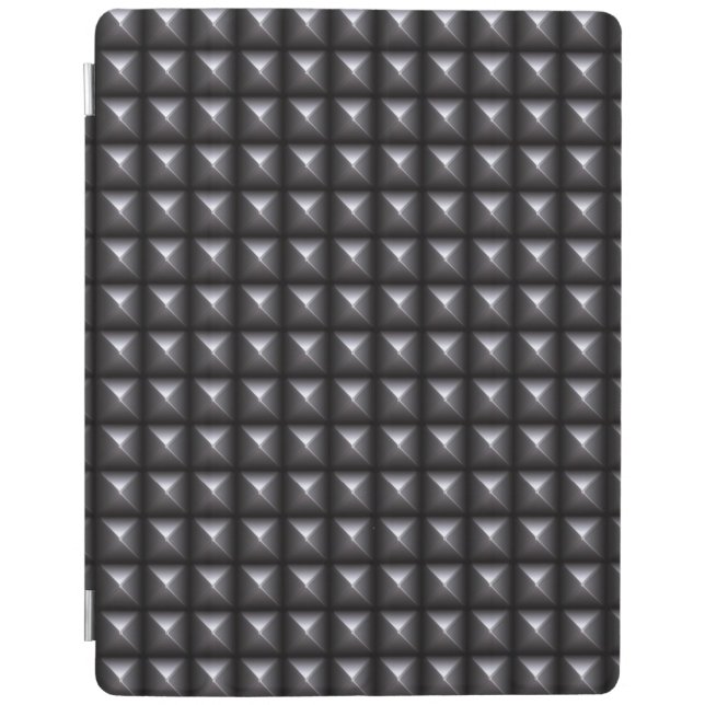 Studded Steel Texture iPad Smart Cover (Front)