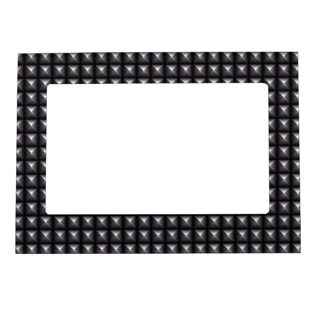 Studded Steel Texture Magnetic Picture Frame (Front)