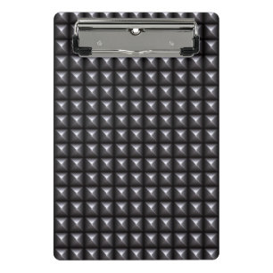 Studded Steel Texture Mini Clipboard