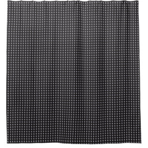 Studded Steel Texture Shower Curtain