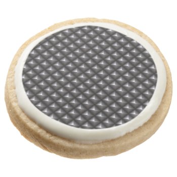 Studded Steel Texture Sugar Cookie by boutiquey at Zazzle
