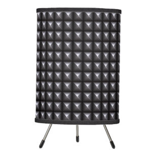 Studded Steel Texture Tripod Lamp