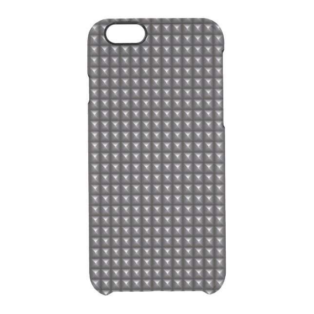 Studded Steel Texture Uncommon iPhone Case (Back)