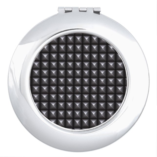 Studded Steel Texture Vanity Mirror (Front)