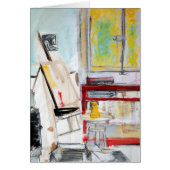 Student Art Studio Aix-en-Provence 1982 card (Front)