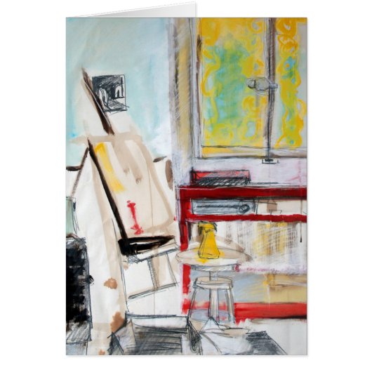 Student Art Studio Aix-en-Provence 1982 card (Front)