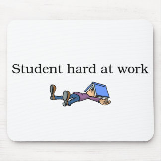 Student at Work Mousepad