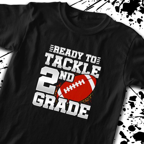 Student Back to School Ready To Tackle 2nd Grade T_Shirt