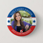 Student Body School Election Campaign Vote  Button