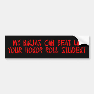 Student Bumper Sticker