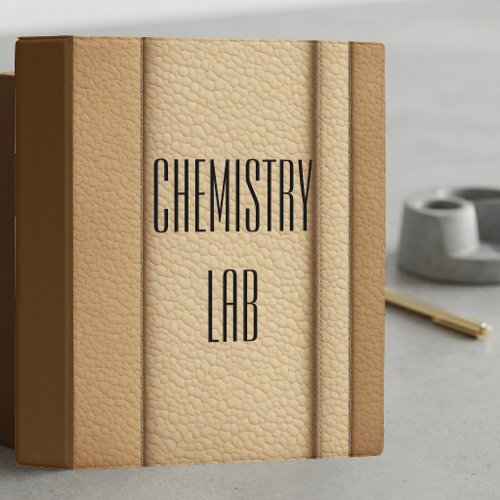 Student Chemistry Lab Study Minimalist Academics Mini Binder