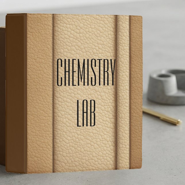 Student Chemistry Lab Study Minimalist Academics  Mini Binder (Student Chemistry Lab Study Minimalist Academics Mini Binder)
