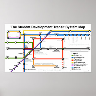 Student Development Transit System Map Print