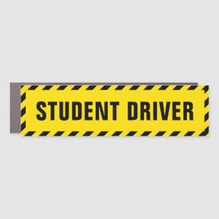 Student Driver Bumper Car Magnet