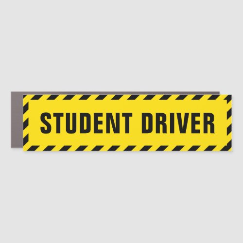 Student Driver Bumper Car Magnet