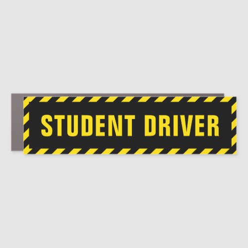 Student Driver Bumper Car Magnet