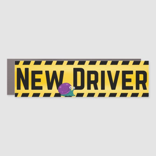 Student driver bumper magnet