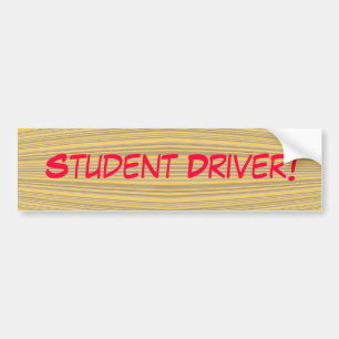 Student Driver! Bumper Sticker