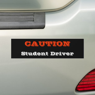 Student Driver Bumper Sticker