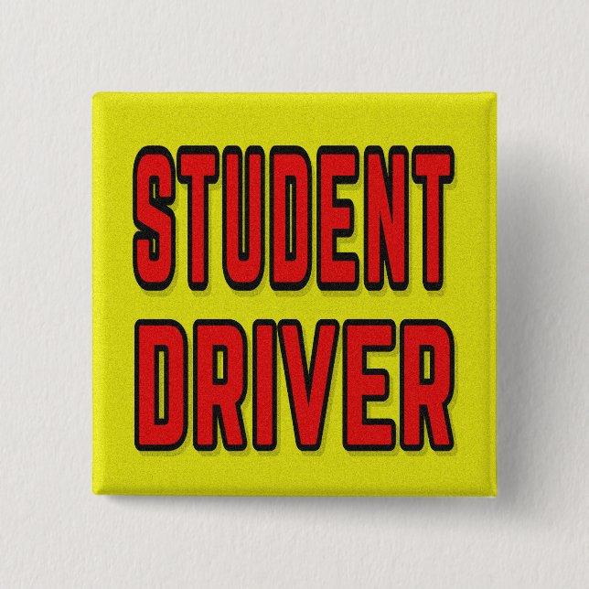 Student Driver Button (Front)