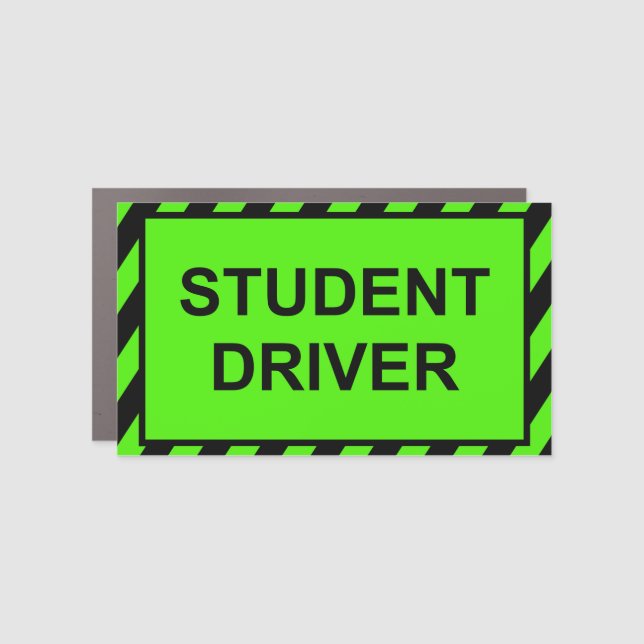 Student Driver Car Magnet (Front)