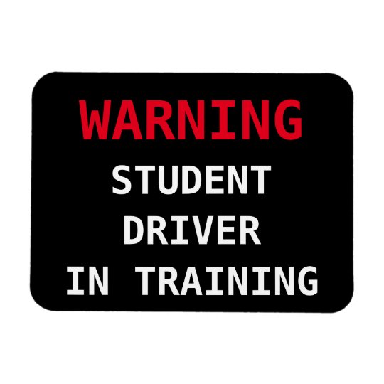 student driver magnet