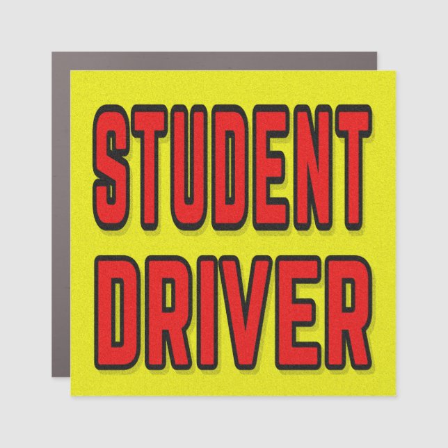 Student Driver Car Magnet (Front)