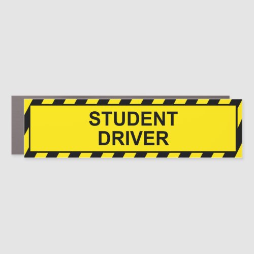 Student Driver Car Magnet