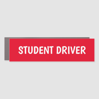 Student Driver Car Magnet