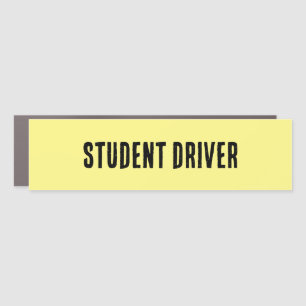Student Driver Car Magnet