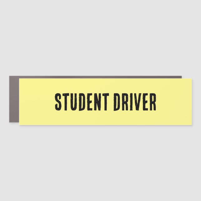 Student Driver Car Magnet (Front)