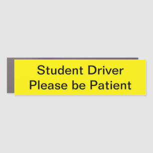 Student Driver Car Magnet