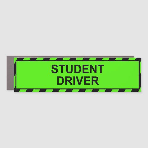 Student Driver Car Magnet