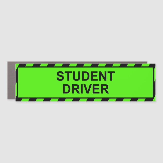 Student Driver Car Magnet (Front)