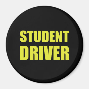 Student Driver Caution Magnet